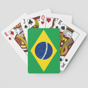 Braziliaanse vlag pokerkaarten