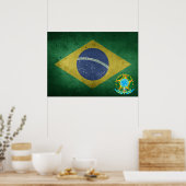 braziliaanse vlag poster (Keuken)