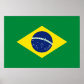 Braziliaanse vlag poster (Voorkant)