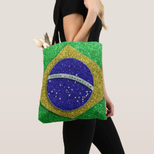 Braziliaanse vlag Rio de Janeiro Tote Bag
