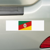Braziliaanse vlag Rio Grande do Sul Bumpersticker (Op auto)