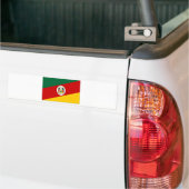 Braziliaanse vlag Rio Grande do Sul Bumpersticker (Op Truck)