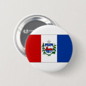 Braziliaanse vlag ronde button 5,7 cm (Voorkant /achterkant)