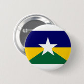Braziliaanse vlag Rondonia Ronde Button 5,7 Cm (Voorkant /achterkant)