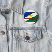 Braziliaanse vlag Roraima Ronde Button 5,7 Cm (In situ)