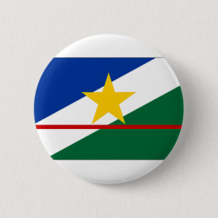 Braziliaanse vlag Roraima Ronde Button 5,7 Cm