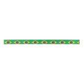 Braziliaanse vlag satijnen lint (Voorkant)