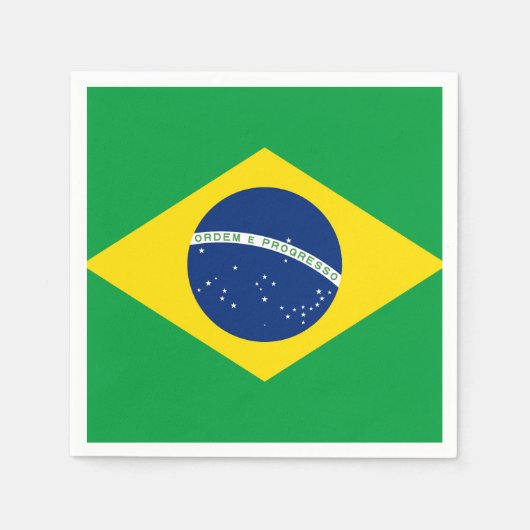 Braziliaanse vlag servet (Voorkant)