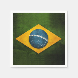 Braziliaanse vlag servet