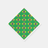 Braziliaanse vlag. servetten (Hoek)