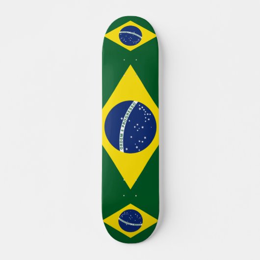 Braziliaanse vlag skateboard (Voorkant)