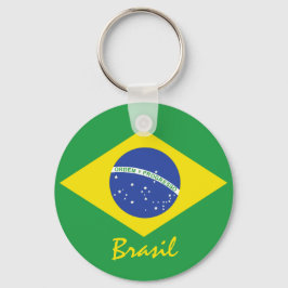 Braziliaanse vlag sleutelhanger