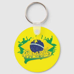Braziliaanse vlag sleutelhanger