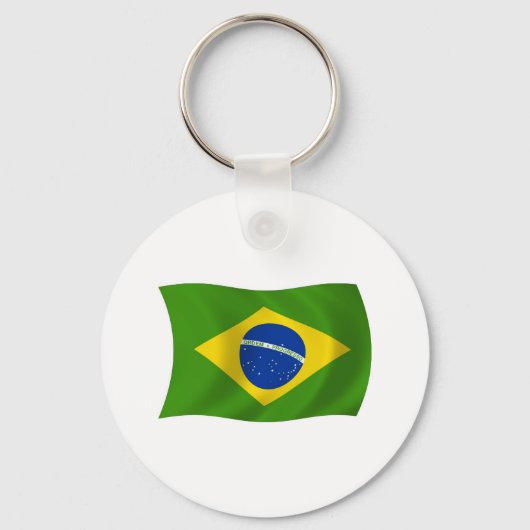 Braziliaanse Vlag Sleutelhanger (Voorkant)