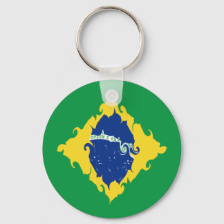 Braziliaanse vlag sleutelhanger