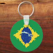 Braziliaanse vlag sleutelhanger (Voorkant)
