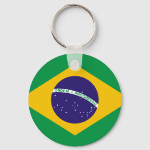 Braziliaanse vlag sleutelhanger