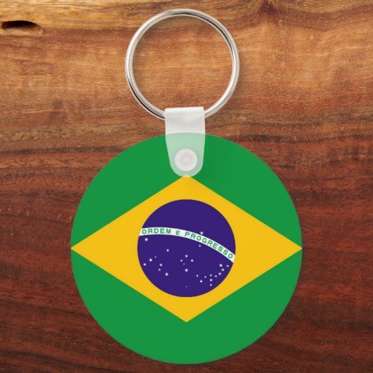 Braziliaanse vlag sleutelhanger (Voorkant)