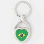 Braziliaanse vlag sleutelhanger (Voorkant)