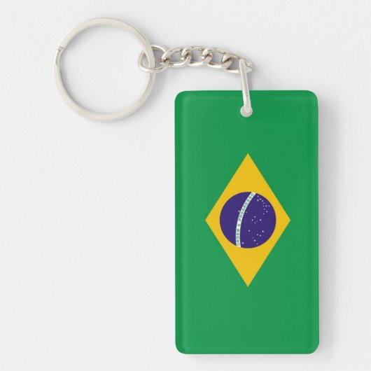 Braziliaanse vlag sleutelhanger (Voorkant)