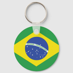 Braziliaanse vlag sleutelhanger