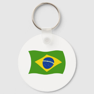 Braziliaanse Vlag Sleutelhanger