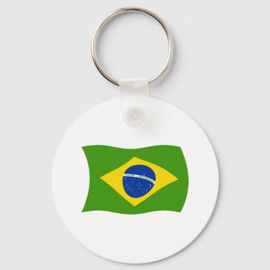 Braziliaanse Vlag Sleutelhanger (Voorkant)