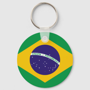 Braziliaanse vlag sleutelhanger