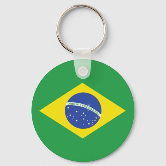 Braziliaanse vlag sleutelhanger (Voorkant)