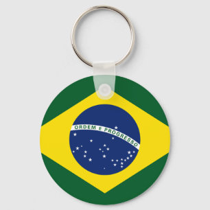 Braziliaanse vlag sleutelhanger