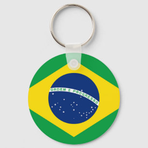 Braziliaanse vlag-Sleutelhanger Sleutelhanger