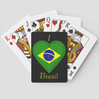 Braziliaanse vlag speelkaarten