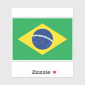 Braziliaanse vlag sticker (Vel)