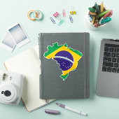 Braziliaanse vlag sticker (iPad Cover)