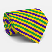Braziliaanse vlag strepen stropdas (Opgerold)