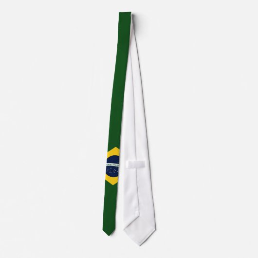 Braziliaanse vlag stropdas (Achterkant)