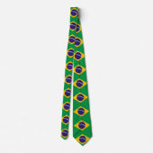 Braziliaanse vlag stropdas (Achterkant)