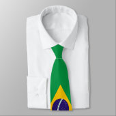 Braziliaanse vlag stropdas (Gebonden)