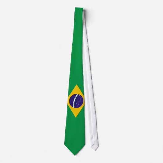 Braziliaanse vlag stropdas (Voorkant)