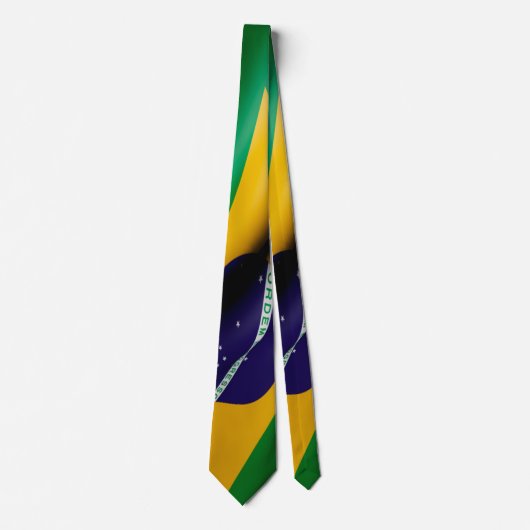 Braziliaanse vlag stropdas (Voorkant)