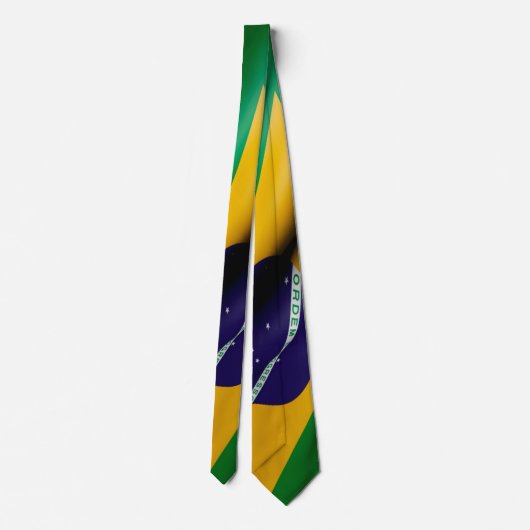 Braziliaanse vlag stropdas (Achterkant)