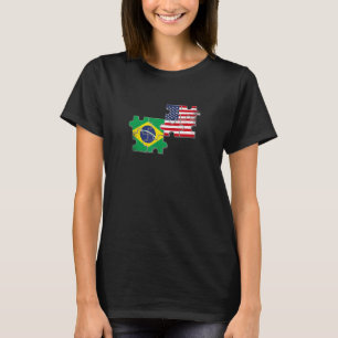 Braziliaanse vlag t-shirt