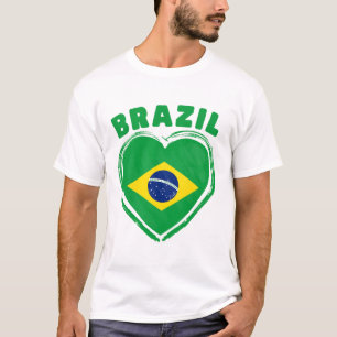Braziliaanse vlag t-shirt