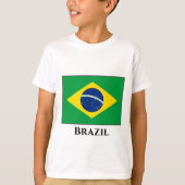 Braziliaanse vlag t-shirt (Voorkant)