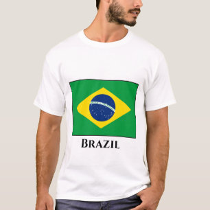 Braziliaanse vlag t-shirt