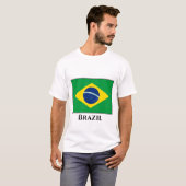 Braziliaanse vlag t-shirt (Voorkant volledig)