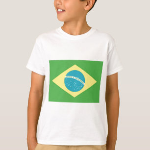 Braziliaanse vlag t-shirt