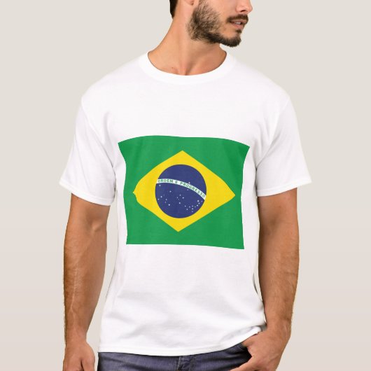 Braziliaanse vlag. t-shirt (Voorkant)