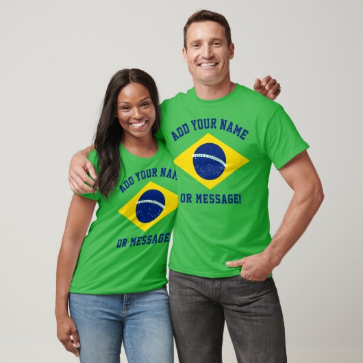 Braziliaanse vlag t-shirt (Unisex)