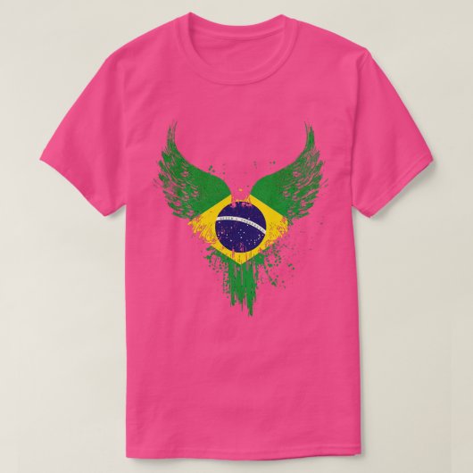 Braziliaanse vlag t-shirt (Design voorkant)